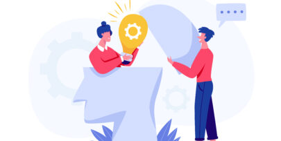 consultant en ESN échangeant avec un client sur un projet IT